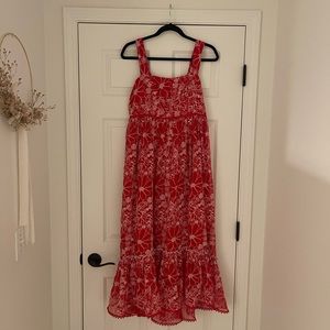 NWT Sachin & Babi x Anthropologie Embroidered Midi Dress
